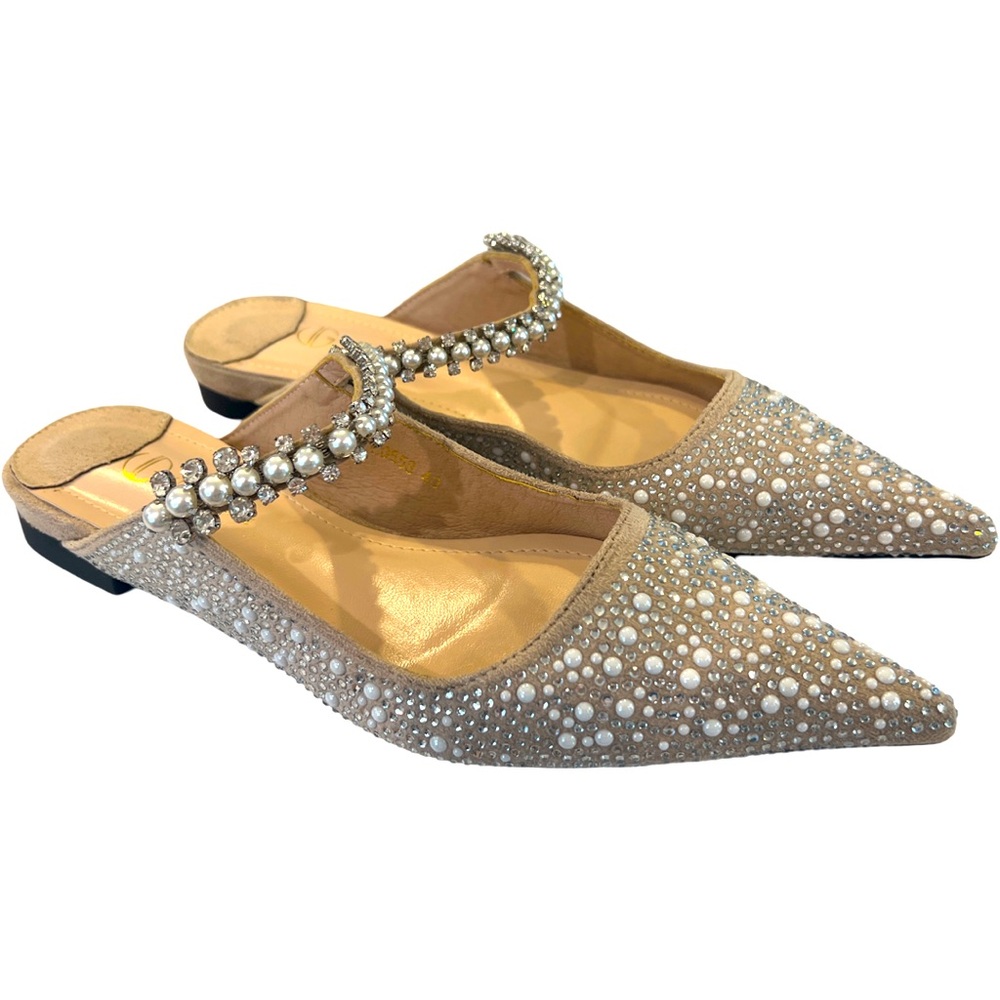 Elegant Embellished Mules